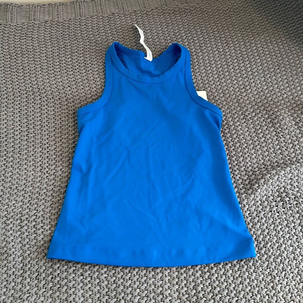 lululemon, blue, tank top, size 2